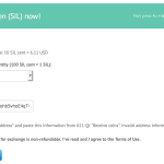 buy sixeleven website paste your address from the clipboard